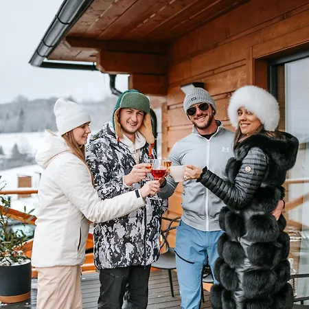 木屋 Zrub Azarka S Virivkou A Saunou Benus