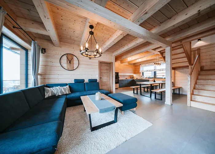 شاليه Zrub Azarka S Virivkou A Saunou *