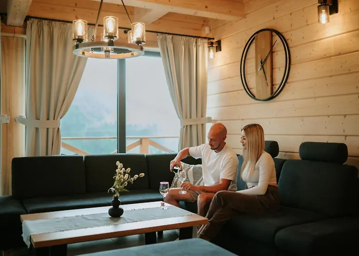 شاليه Zrub Azarka S Virivkou A Saunou *