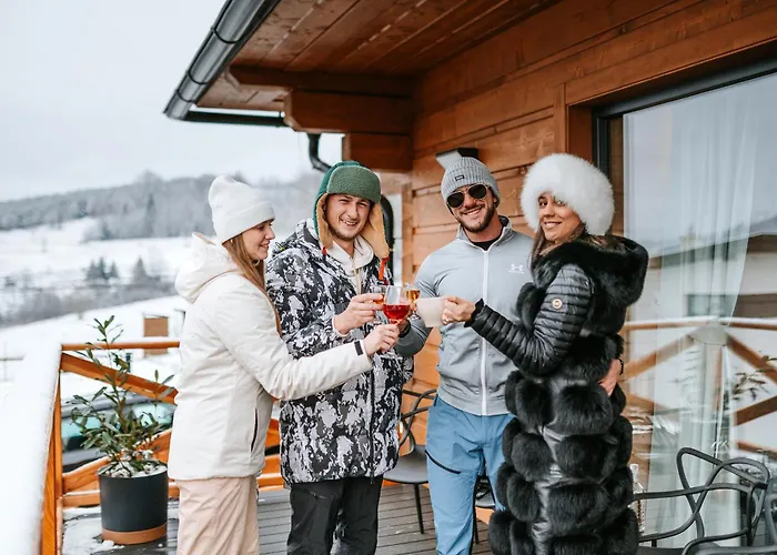 شاليه Zrub Azarka S Virivkou A Saunou Benus