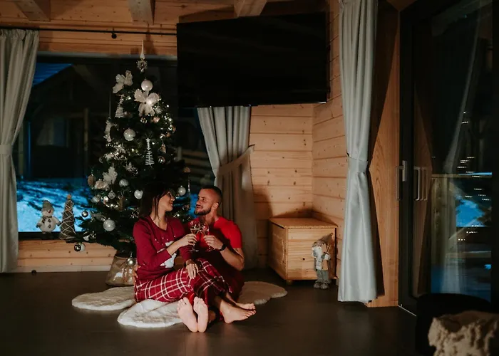 شاليه Zrub Azarka S Virivkou A Saunou Benus